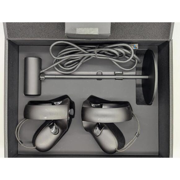 Meta Oculus Rift Touch Motion Controllers Black With Sensor - VR Set W/ Box - Picture 3 of 6